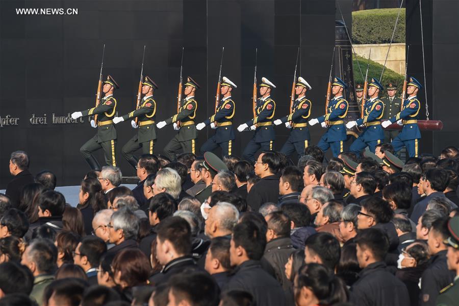 Chine : cérémonie nationale pour commémorer le massacre de Nanjing