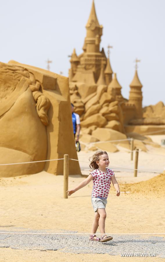 BEGIUM-OSTEND-SAND SCULPTURE