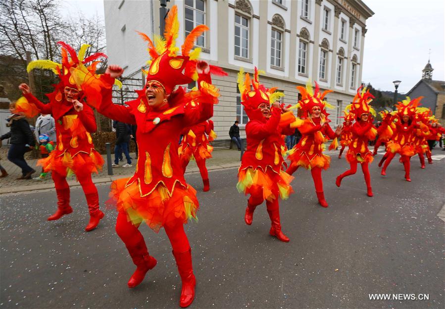 （国际）（8）比利时马尔梅迪狂欢节开幕