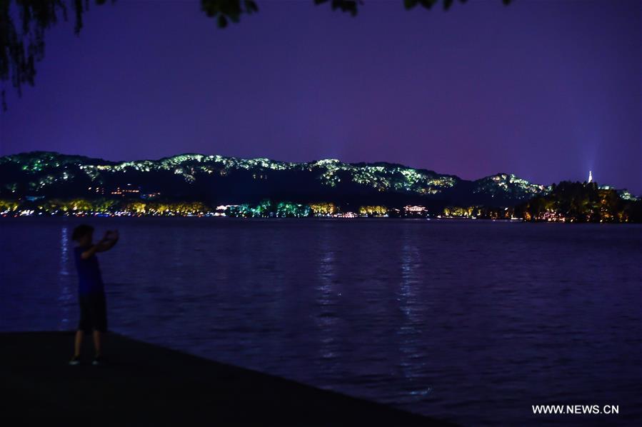 Sommet du G20 : paysage nocturne de Hangzhou