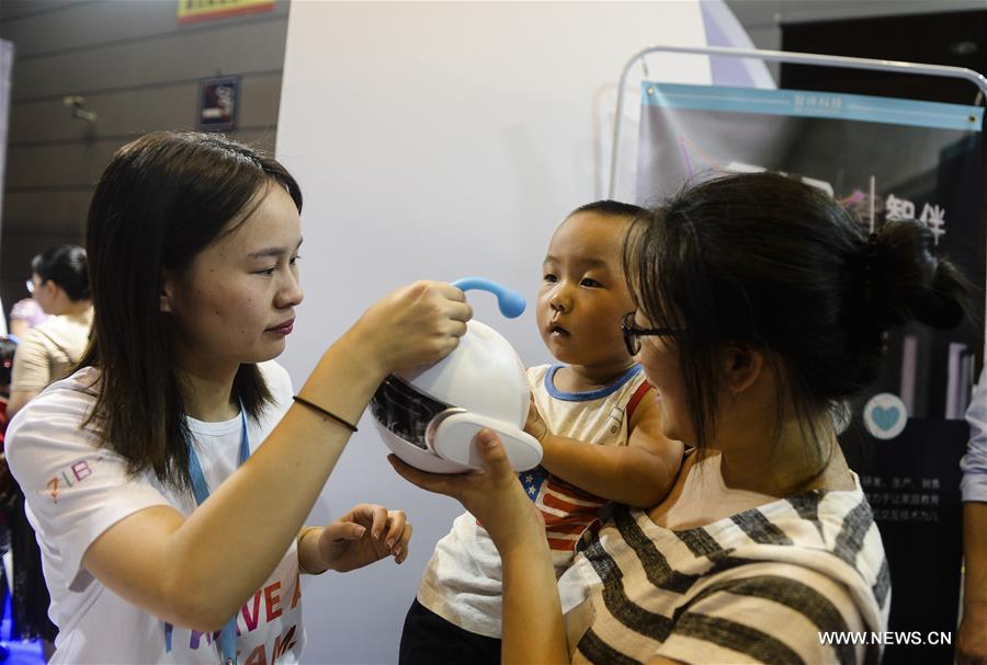 Chine : exposition sur l'Internet des objets à Wuxi au Jiangsu (est)