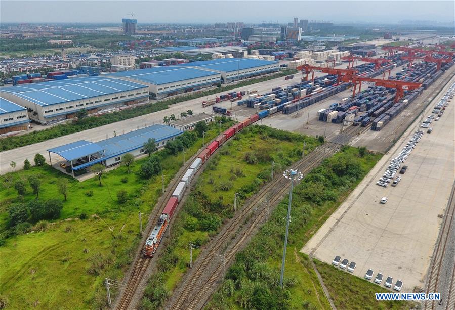 Chine : trains de fret Chine-Europe à Chengdu
