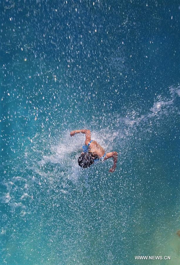 Chine : parc aquatique &agrave; Yangzhou