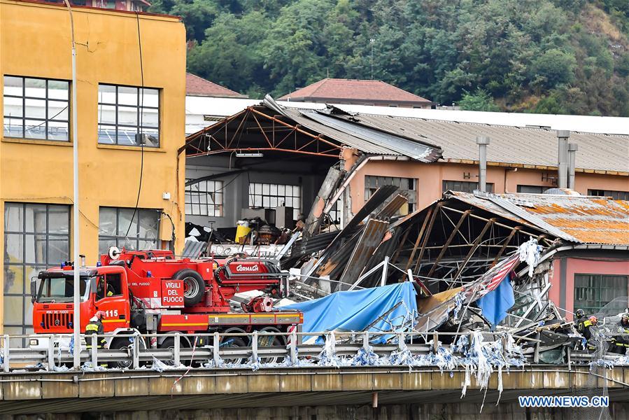 ITALY-GENOA-MOTORWAY BRIDGE-COLLAPSE