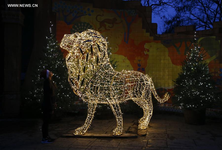 Londres : No&euml;l au zoo