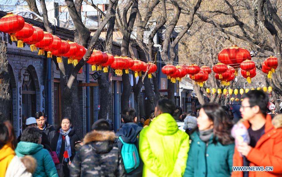 Chine : atmosphère festive à Beijing à l'approche de la fête du Printemps