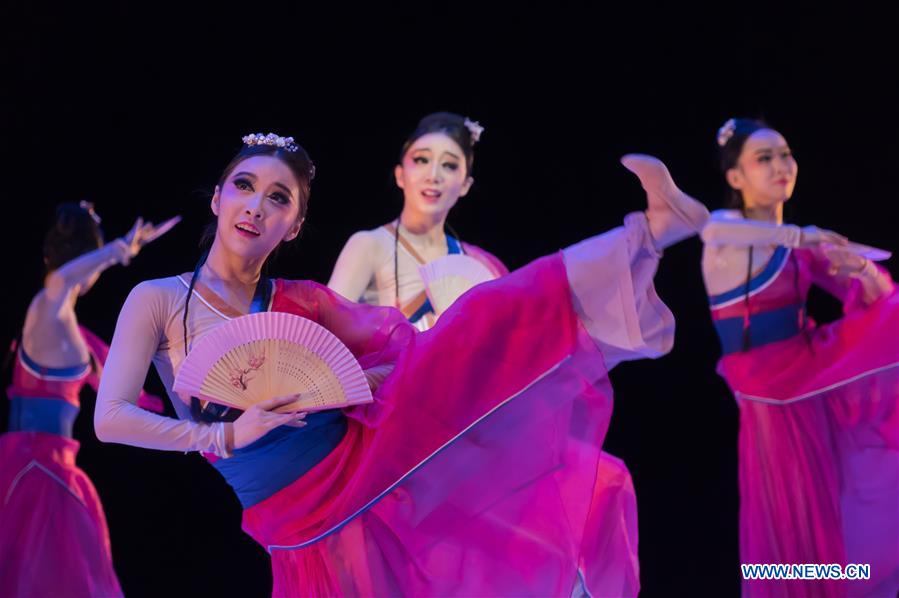 Danse à Budapest pour célébrer le Nouvel An chinois