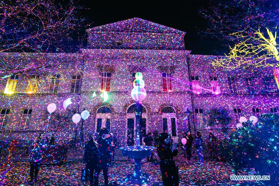 Festival des lumières à Bruxelles, en Belgique 