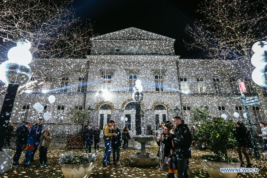 Festival des lumières à Bruxelles, en Belgique 