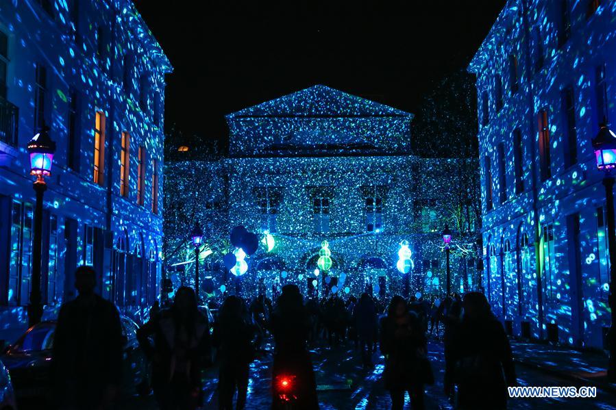 Festival des lumières à Bruxelles, en Belgique 