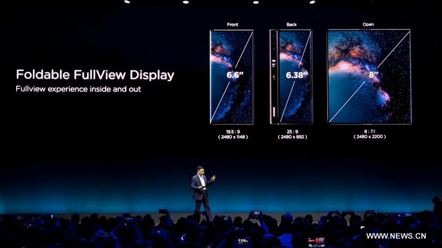 Espagne : Huawei pr&eacute;sente son smartphone pliable 5G &agrave; Barcelone