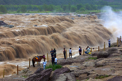 Chine: la cascade de Hukou au Shanxi