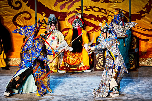 Une représentation de l'opéra de Pékin au Danemark