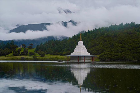 Chine : un bourg touristique au Tibet