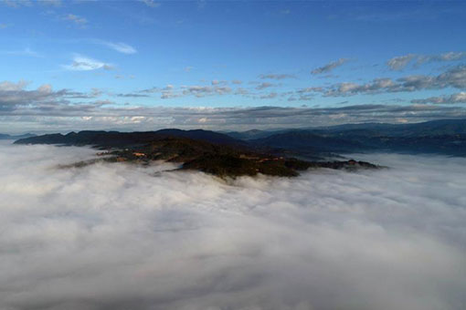 Paysage d'un mont dans le sud-ouest de la Chine