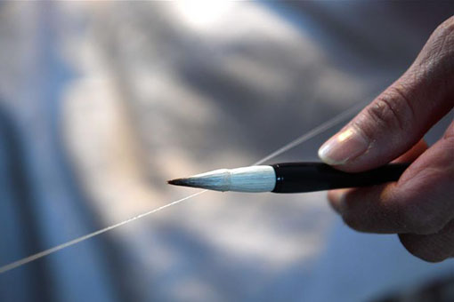 Chine : fabrication des pinceaux dans l'Anhui