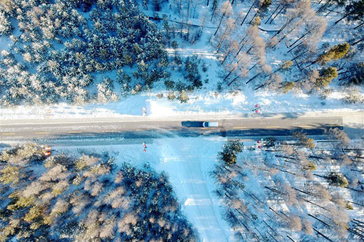 Chine : paysage de Mohe au Heilongjiang