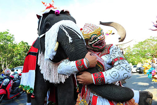 Tha&iuml;lande : c&eacute;l&eacute;brations de No&euml;l &agrave; Ayutthaya