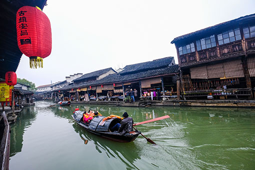 Chine: le bourg ancien d'Anchang &agrave; Shaoxing