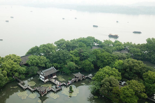 Chine: paysage du lac de l'Ouest &agrave; Hangzhou