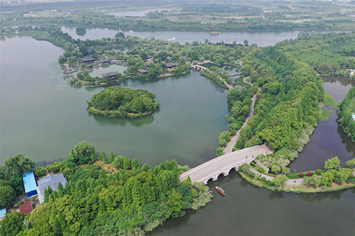 Chine: paysage de la zone pittoresque de Shanghu dans l'est