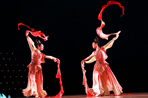 Une repr&eacute;sentation de danse &agrave; Beijing
