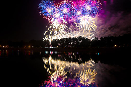 Croatie : des feux d'artifice &agrave; Zagreb