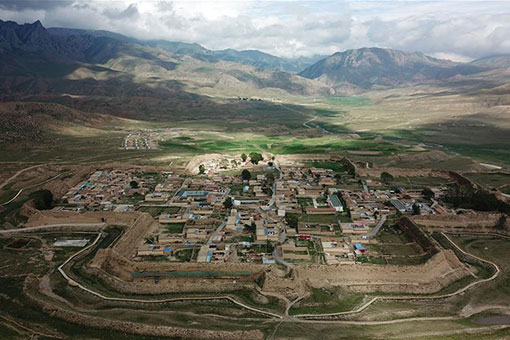 Une ancienne ville dans le nord-ouest de la Chine