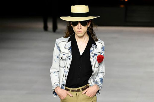 Mode masculine: d&eacute;fil&eacute; Celine printemps/&eacute;t&eacute; 2020 &agrave; Paris