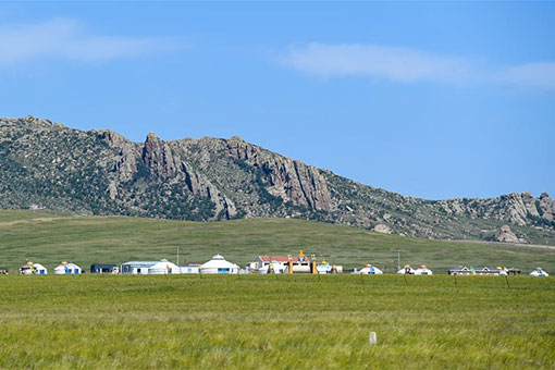 Chine : prairie de la ligue de Xilingol en Mongolie intérieure