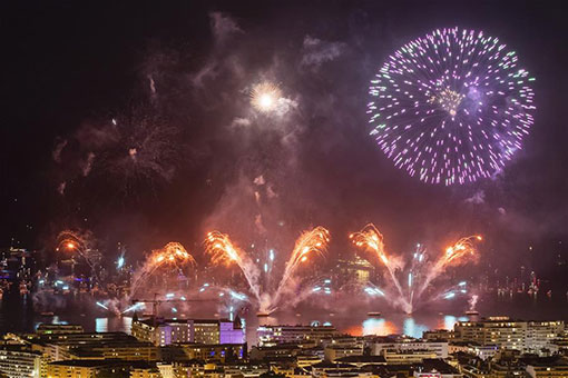 Le Festival d'Art Pyrotechnique de Cannes 2019 en France