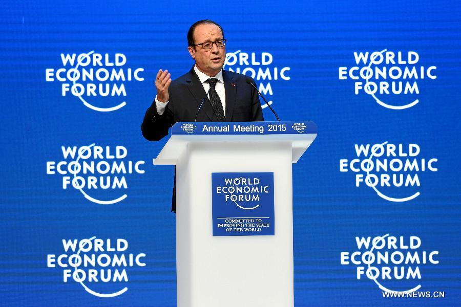（国际·图文互动）（1）法国总统呼吁全球企业界共同反对恐怖主义