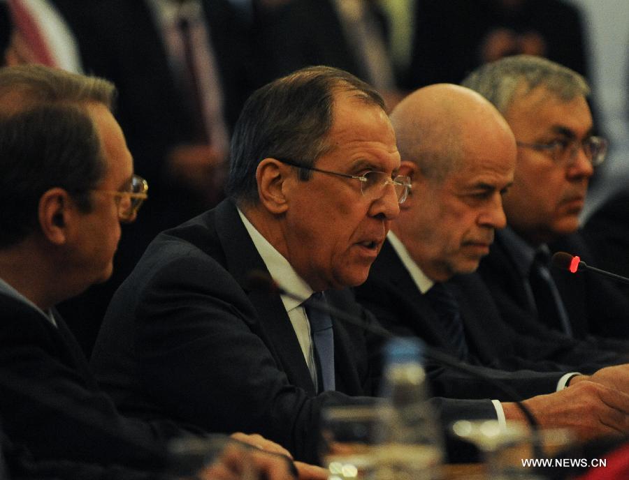 （国际）（1）俄外长说化解叙利亚危机是漫长而复杂的过程