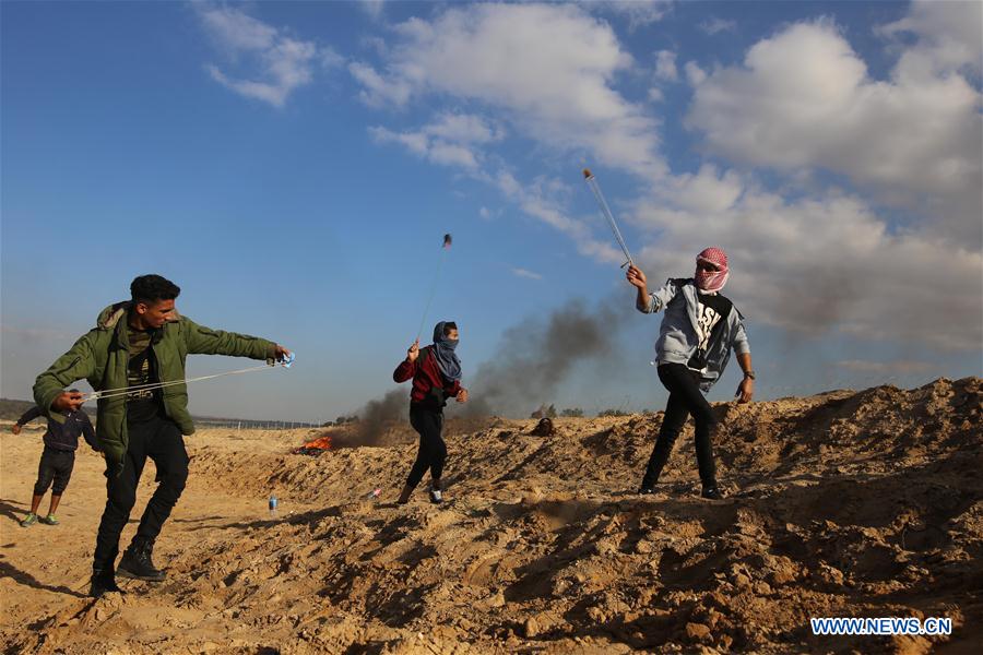 Affrontements entre des Palestiniens et l'armée israélienne à Gaza
