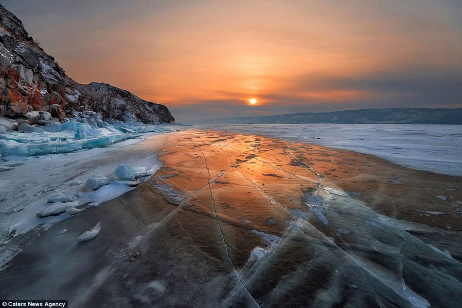 Photos : lever de soleil magique  Olkhon
