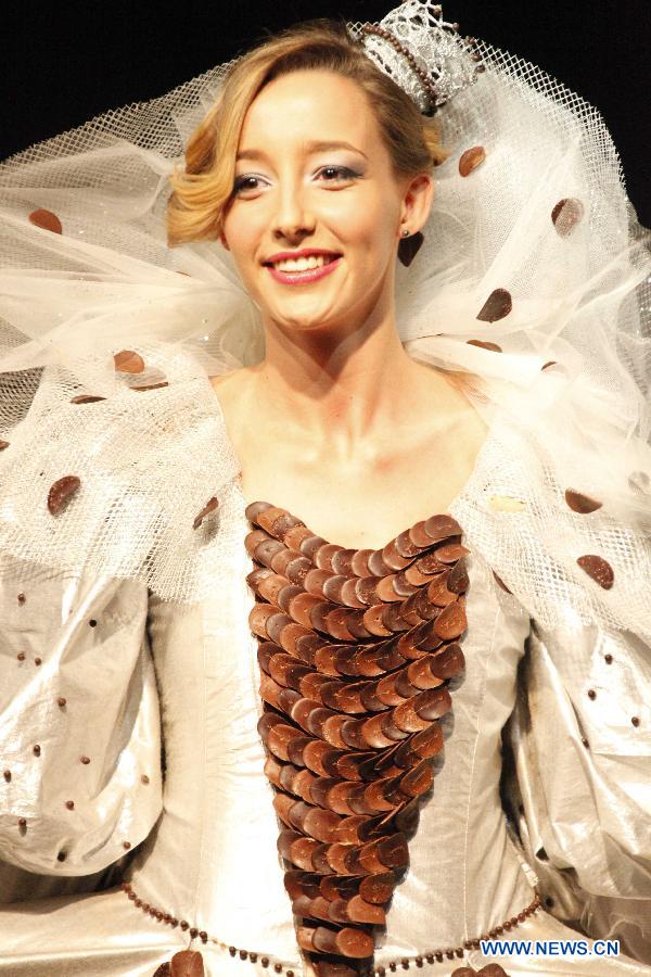 BELGIUM-BRUSSELS-CHOCOLATE FASHION SHOW