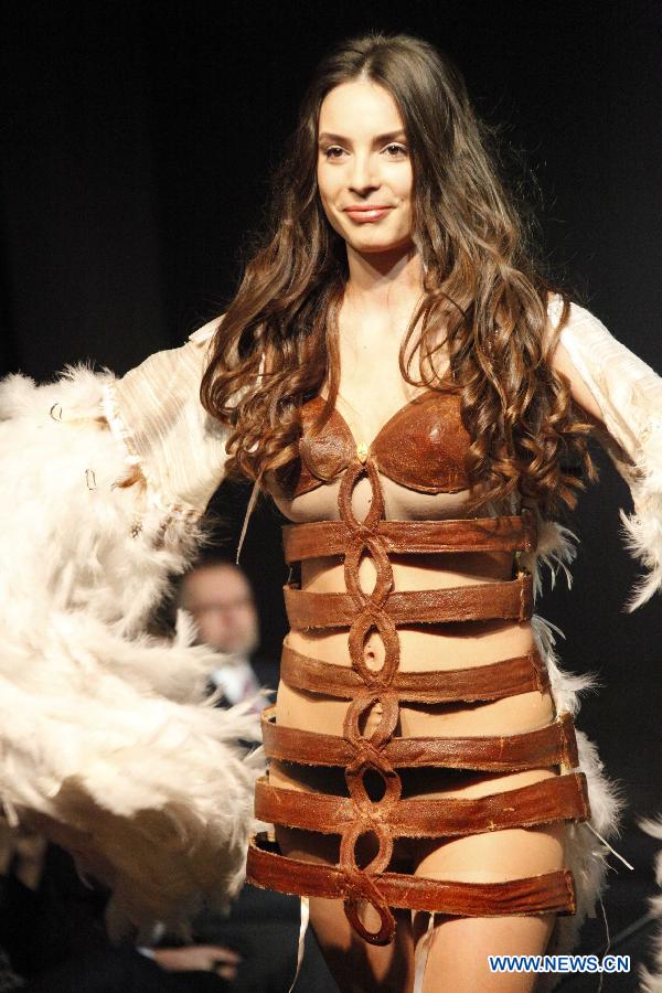 BELGIUM-BRUSSELS-CHOCOLATE FASHION SHOW