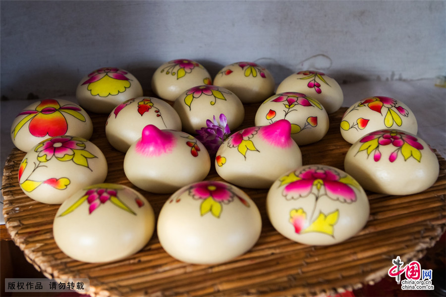 Patrimoine culturel : le pain color cuit  la vapeur de Wenxi