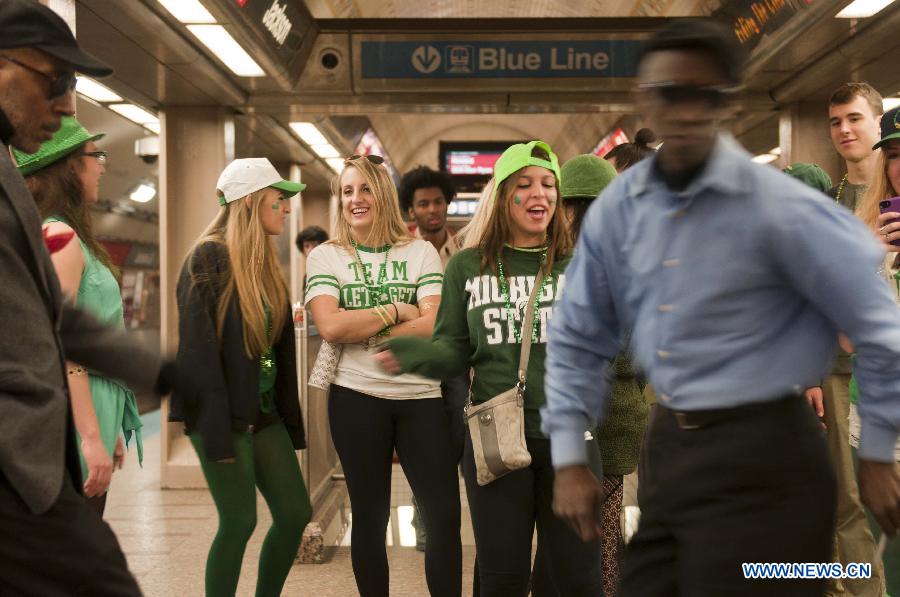 U.S.-CHICAGO-ST.PATRICK'S DAY