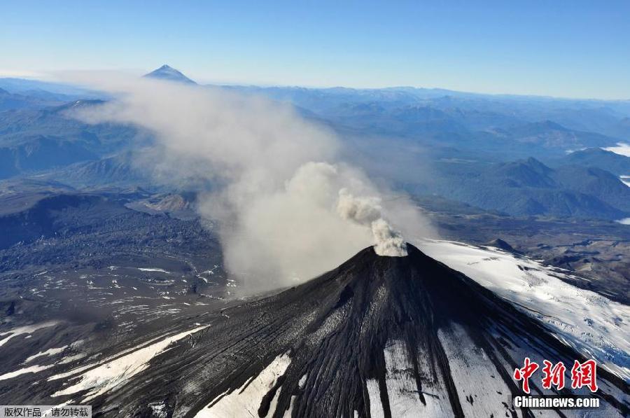 L'ruption du volcan Villarrica au Chili