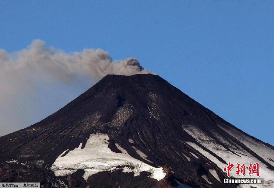 L'ruption du volcan Villarrica au Chili