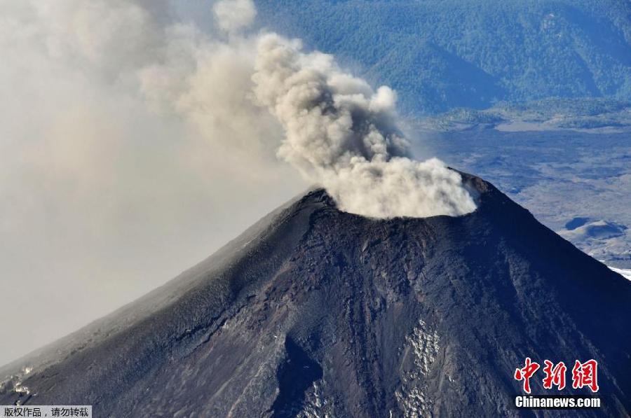 L'ruption du volcan Villarrica au Chili