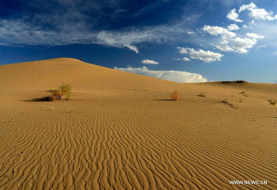 #CHINA-GANSU-TENGGER DESERT-SCENERY(CN)