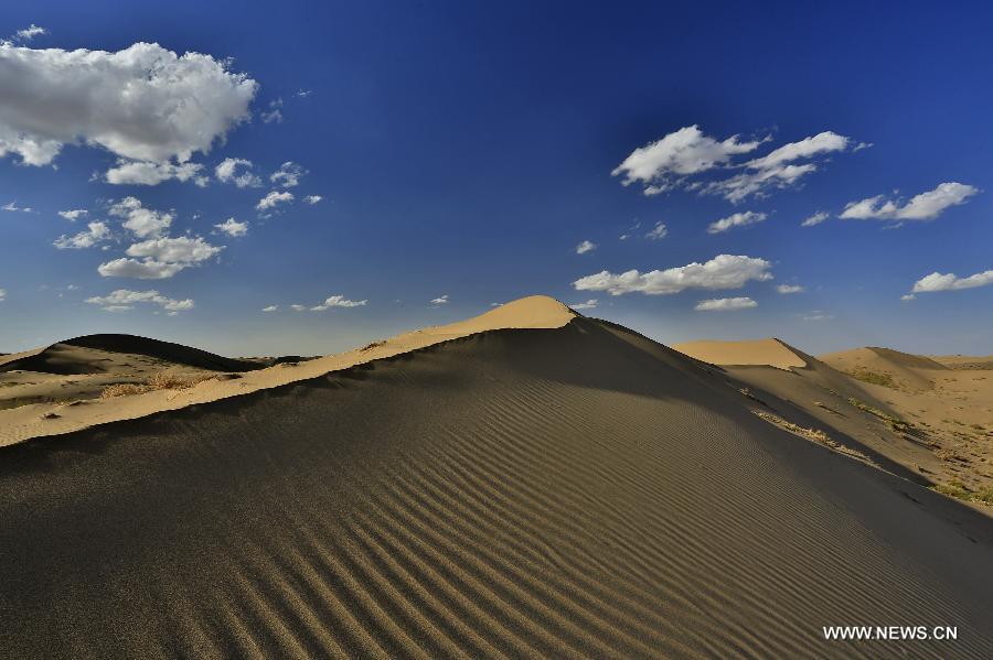 #CHINA-GANSU-TENGGER DESERT-SCENERY(CN)