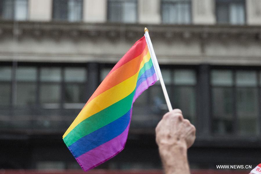 U.S.-NEW YORK-LGBT PRIDE PARADE