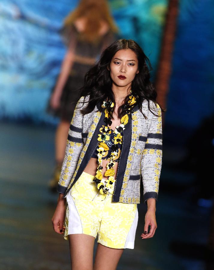 U.S.-NEW YORK-FASHION WEEK-ANNA SUI