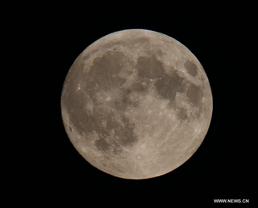 BELGIUM-BRUSSELS-SUPER MOON