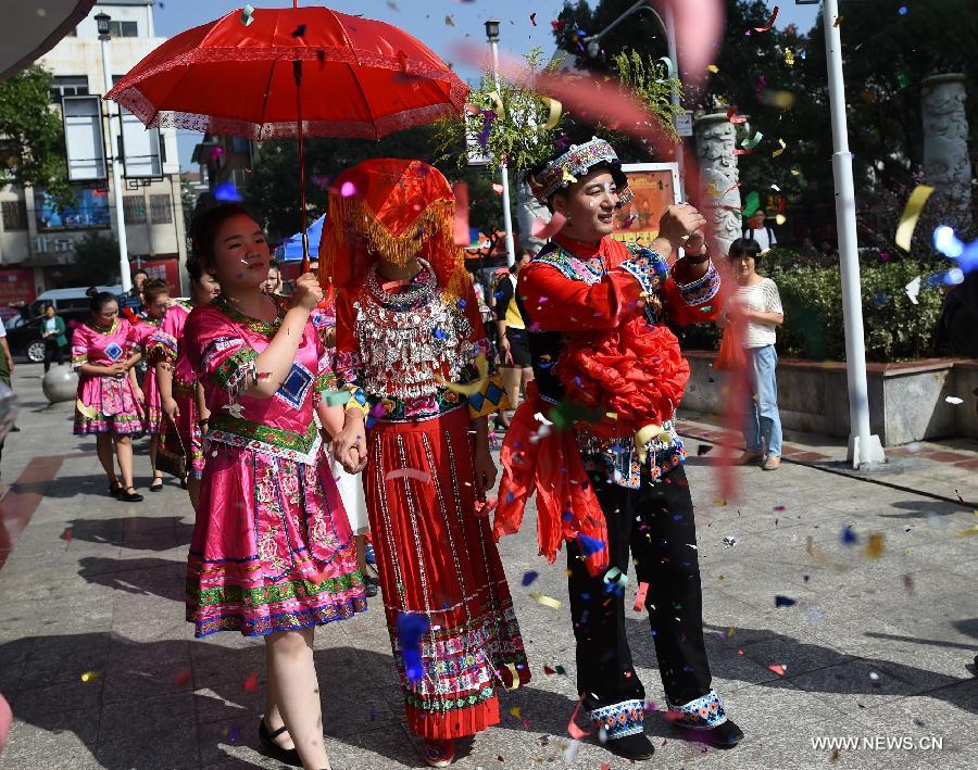 CHINA-HUNAN-MIAO ETHNIC GROUP-WEDDING (CN)