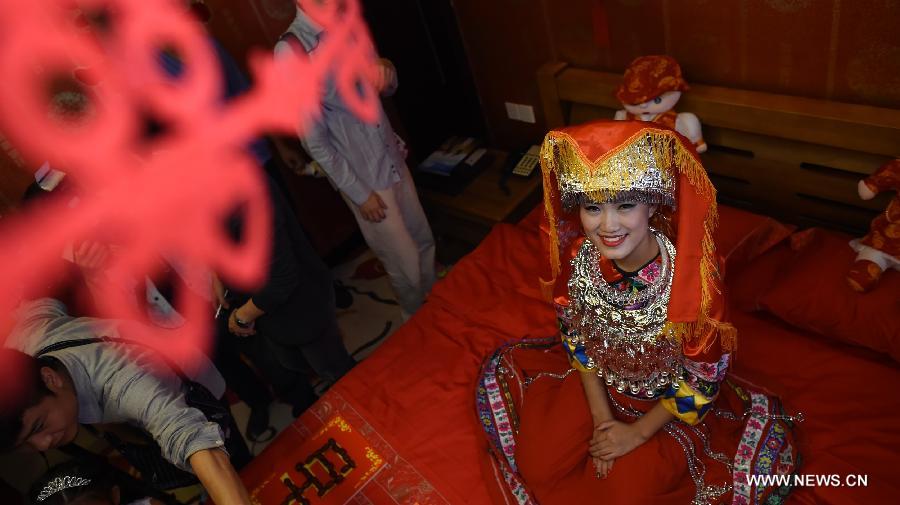 CHINA-HUNAN-MIAO ETHNIC GROUP-WEDDING (CN)