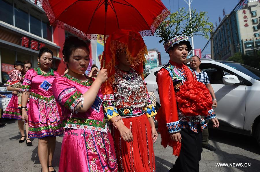 CHINA-HUNAN-MIAO ETHNIC GROUP-WEDDING (CN)